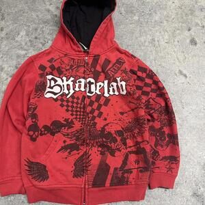Y2K Skatelab Zip Up Hoodie